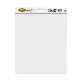 Post-it Meeting Chart Wall Pad, 508 x 584 mm, blanc