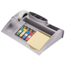 Post-it Organiseur de bureau, garni, argent