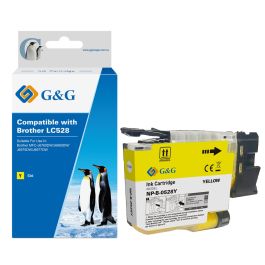 Cartouche haut de gamme compatible Brother LC528Y - jaune