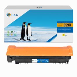 Toner haut de gamme compatible HP W2012X / 659X - jaune