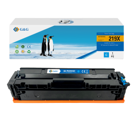 Toner haut de gamme compatible HP W2191X / 219X - cyan