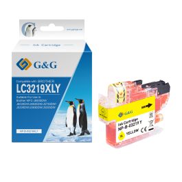 Cartouche haut de gamme compatible Brother LC3219XLY - jaune