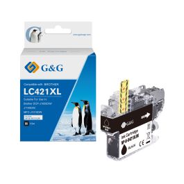 Cartouche haut de gamme compatible Brother LC421XLBK - noire