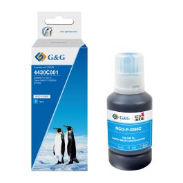 Bouteille d'encre haut de gamme compatible Canon 4430C001 / GI-56 C - cyan