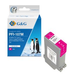 Cartouche haut de gamme compatible Canon 6707B001 / PFI-107 M - magenta