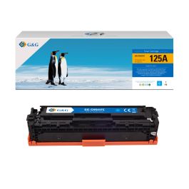 Toner haut de gamme compatible HP CB541A / 125A - cyan
