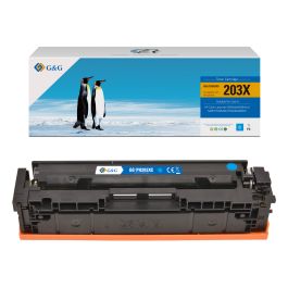 Toner haut de gamme compatible HP CF541X / 203X - cyan