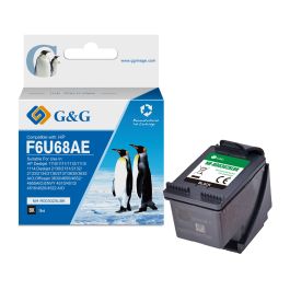 Cartouche haut de gamme compatible HP F6U68AE / 302XL - noire