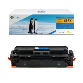 Toner haut de gamme compatible HP W2032XC / 415X - jaune