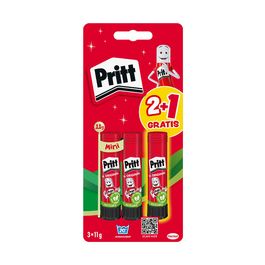 Pritt Bâton de colle BTS 2025, 3 x 11 g