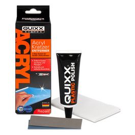 QUIXX Efface-rayures, pour verre acrylique, 4 pièces