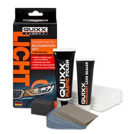 QUIXX Kit de restauration pour phares de voiture, 19 pièces