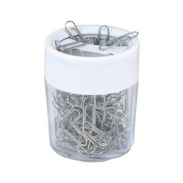 RAPESCO Distributeur de trombones avec aimant, blanc