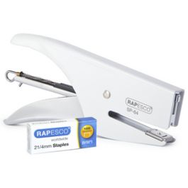 RAPESCO Pince agrafeuse SP-64 (6/4 & 21/4 mm) chrome/blanc