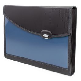 RAPESCO Trieur valisette Designer, A4+, 7 compartiments bleu