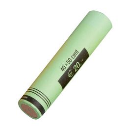 RESKAL Tube à monnaie pour pièce Euro, papier, 50 x 0,05 EUR