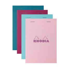 RHODIA Bloc agrafé No. 16, format A5, quadrillé 5x5, assorti x10
