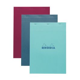 RHODIA Bloc agrafé No. 18, format A4, quadrillé 5x5, assorti x5