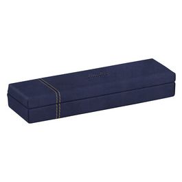 RHODIA Plumier, en simili cuir, bleu nuit