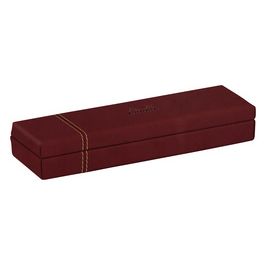 RHODIA Plumier, en simili cuir, lie de vin