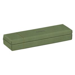 RHODIA Plumier, en simili cuir, sauge