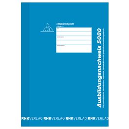 RNK Verlag Ausbildungsnachweis-Heft, täglich, DIN A4