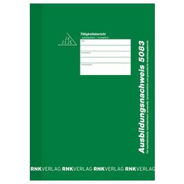 RNK Verlag Ausbildungsnachweis-Heft, wöchentlich/monatlich