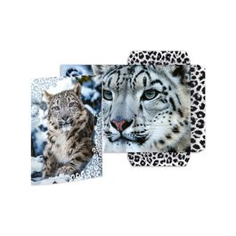 RNK Verlag Carton à dessin "Léopard des neiges", A3