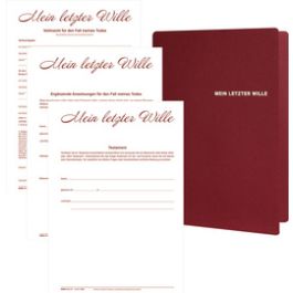 RNK Verlag Mappe "Mein letzter Wille" für 1 Person
