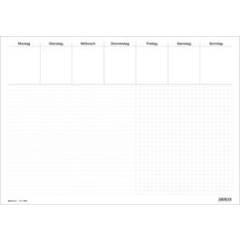 RNK Verlag Papier-Schreibunterlage "Office", weiß