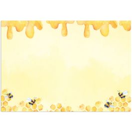 RNK Verlag Sous-mains en papier "Honey", uni