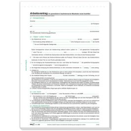 RNK Verlag Vordruck Arbeitsvertrag gewerblich/kaufmännisch x10