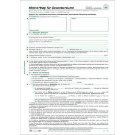 RNK Verlag Vordruck "Mietvertrag für Gewerberäume", DIN A4