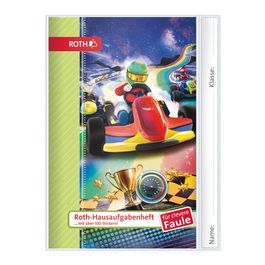ROTH Hausaufgabenheft Kids für clevere Faule "Kart Race"