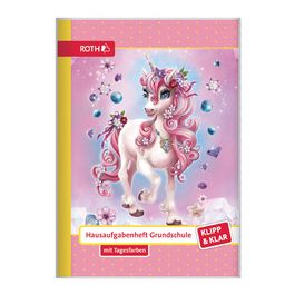 ROTH Hausaufgabenheft Klipp & Klar "Einhorn Beauty"