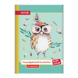 ROTH Hausaufgabenheft Klipp & Klar "Eule Lieselotte"