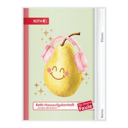 ROTH Hausaufgabenheft Teens für clevere Faule Cute Pear