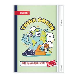 ROTH Hausaufgabenheft Teens für clevere Faule Go Green