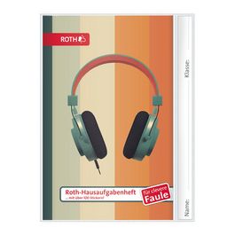 ROTH Hausaufgabenheft Teens für clevere Faule Retro Music