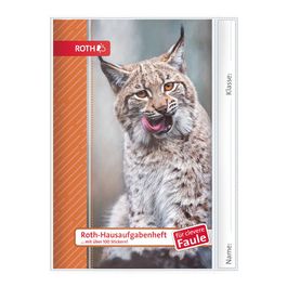 ROTH Hausaufgabenheft Tiere für clevere Faule "Luchs"