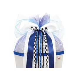 ROTH Pochette "Speed", blanc/bleu/noir en 70% polyester et