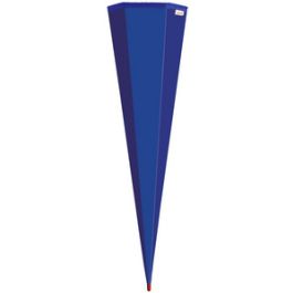 ROTH Schultüten-Rohling ohne Verschluss, 850 mm, blau