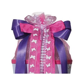 ROTH Schultütenschleife "Purple Rain", lila/pink