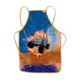 ROTH Tablier de peinture "Monstertruck Fire", poche frontale