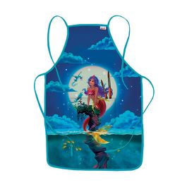 ROTH Tablier de peinture "Sirène magique", poche frontale