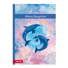 ROTH Zeugnismappe "Delfine", mit Design und Effekt
