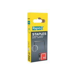 Rapid Agrafe fil fin no. 53, 10 mm, petit paquet