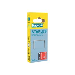 Rapid Agrafe fil fin no. 53, 6 mm, petit paquet