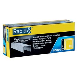 Rapid Agrafes 13/6, zingué, grand paquet