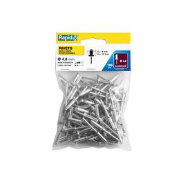 Rapid Rivet aveugle standard, 4,8 x 16 mm, en aluminium